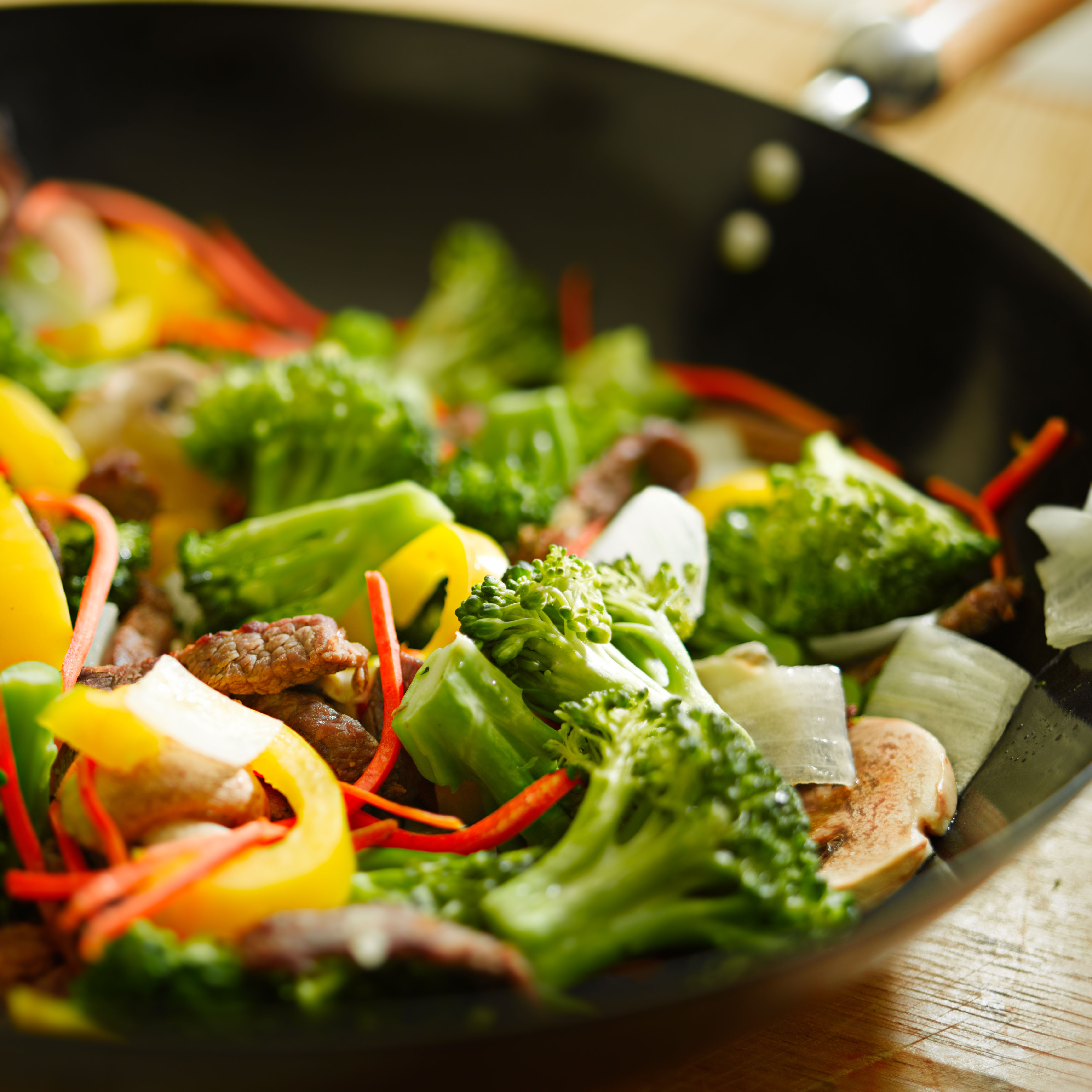 Salteado de verduras y ternera – La Pandi