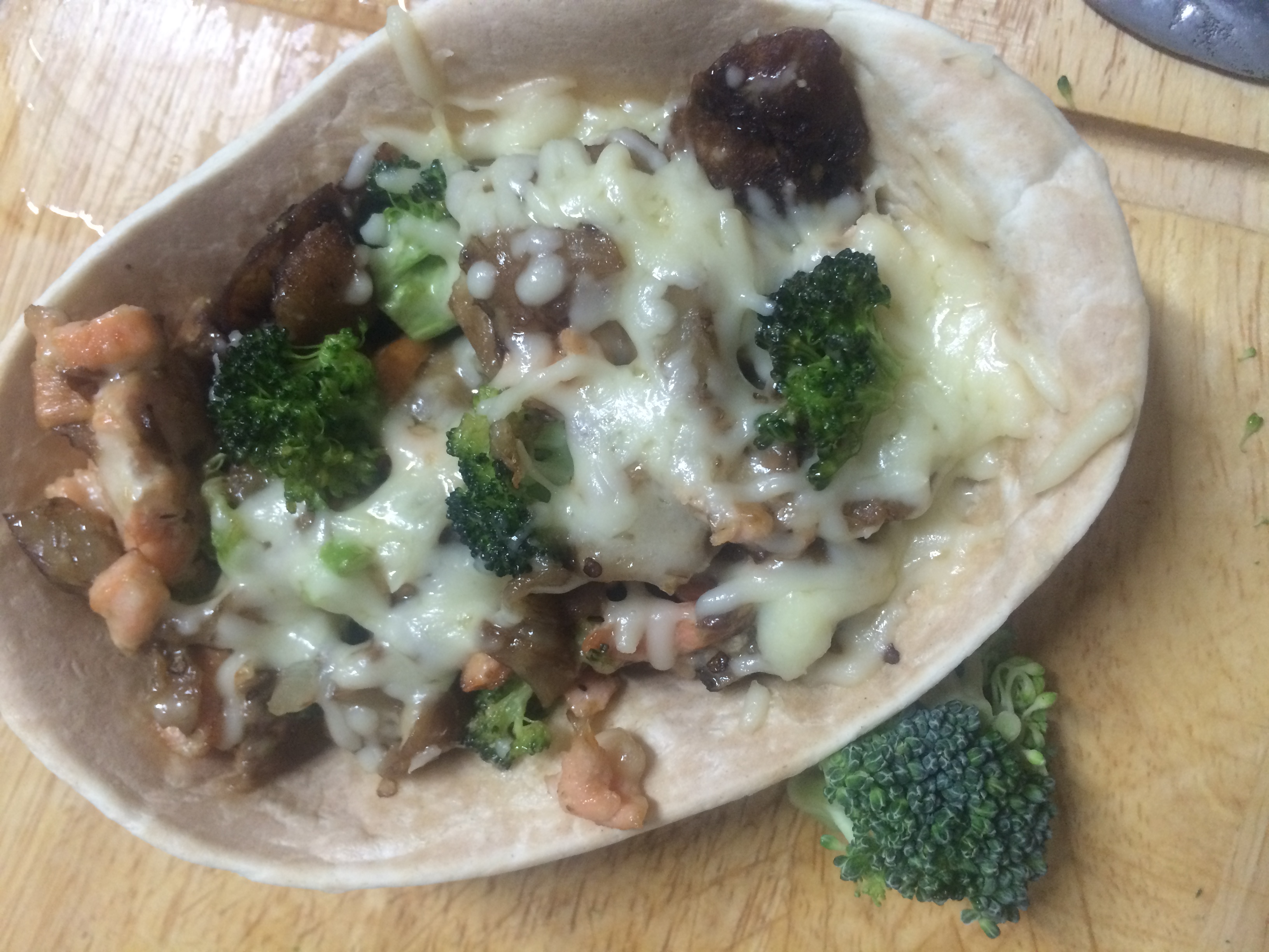 Fajitas rellenas de brócoli – La Pandi